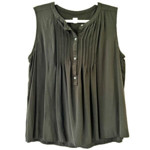 Gap sleeveless top, black, XL